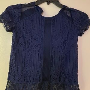 Navy blue blouse